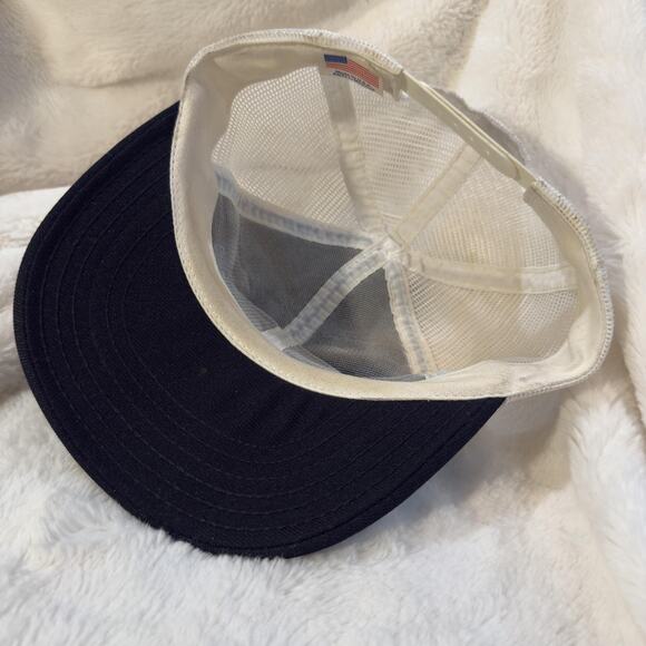 Jack Daniels Tennessee Whiskey Hat Cap Snap Back S/M Black Trucker Mens USA - Picture 8 of 10